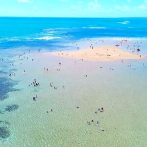 Viva o paraíso de Areia Vermalha. Um cenário único.